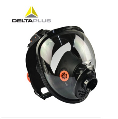 代爾塔 105007 防毒面具 呼吸 全面罩 全面屏 防毒面具 黑色