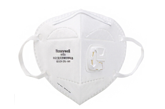 霍尼韋爾 口罩 KN95級別 防霧霾防塵 耳帶折疊式帶閥口罩