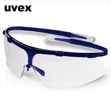 UVEX防護眼鏡9072211護目鏡 超輕防霧防刮防沖擊防濺射 德國優維斯supper g安全眼鏡 海軍藍