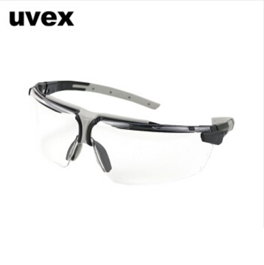 UVEX防護眼鏡9190175護目鏡 雙面反射涂層防紫外線防沖擊 德國優維斯i-3 AR安全眼鏡 黑灰