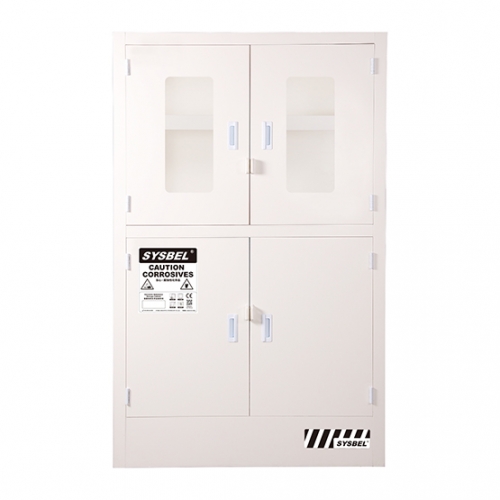 強腐蝕性化學品安全柜（帶鋼化玻璃窗）/耐酸堿柜(48Gal/181L)