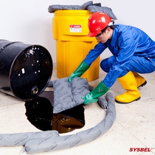 泄漏應急處理套裝|95加侖泄漏應急處理桶套裝（通用型）